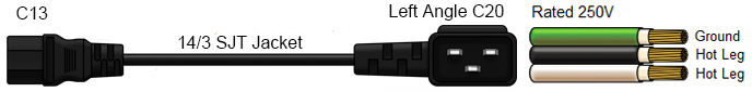c14 c13 power cable