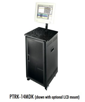Rugged Portable Rack with LCD Mount