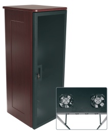 middle atlantic slim 5 rack with cherry side panels